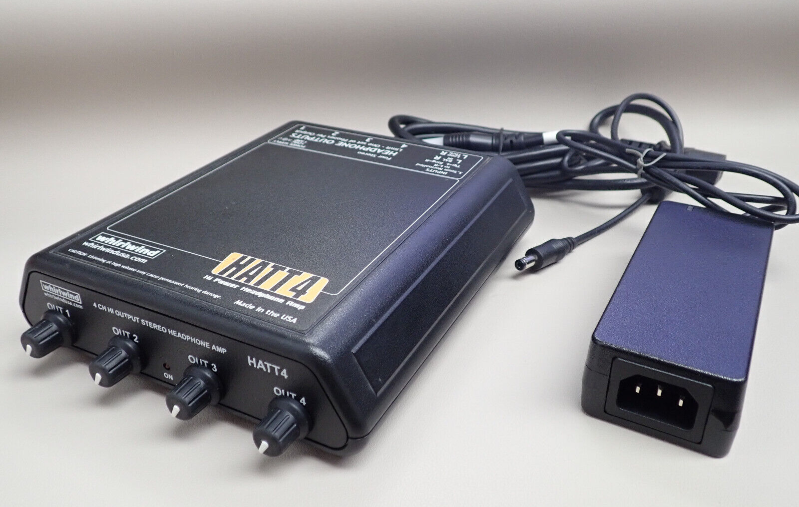 Whirlwind HATT4 4 Output Stereo Headphone Amplifier