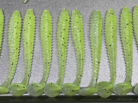 3.5” Paddle Tail Swimbait Soft Plastic Keitech Style Perch Walleye Bass 8pk