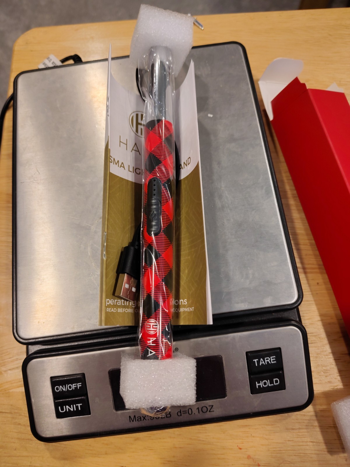 HALO Plasma Lighter Wand - Rechargeable and Fuel-Free Lot of 2. Green & Red.