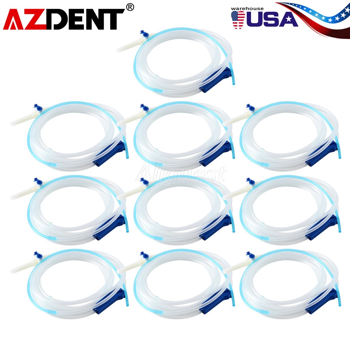 AZDENT Dental Implant Surgery Irrigation Tubing Tube Disposable Fit NSK Motor US