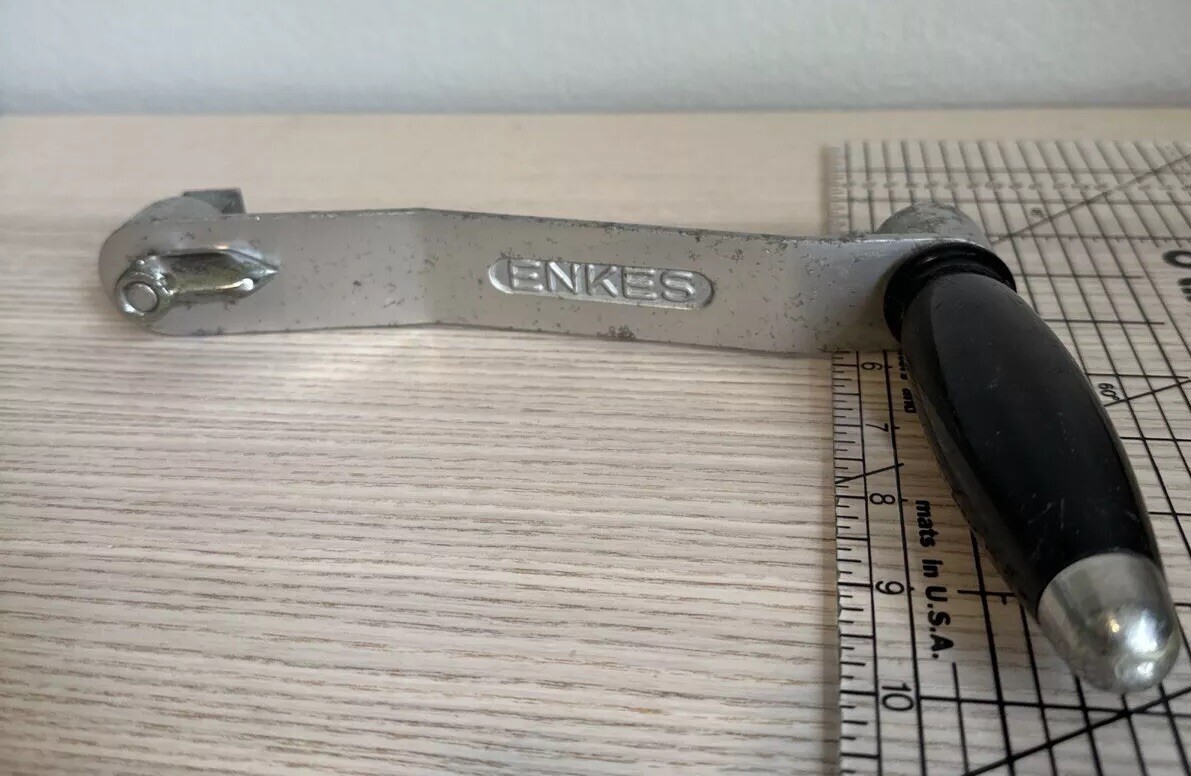 ENKES winch windlass hand crank handle Sailboat Aluminum Boat Yacht Used Vintage