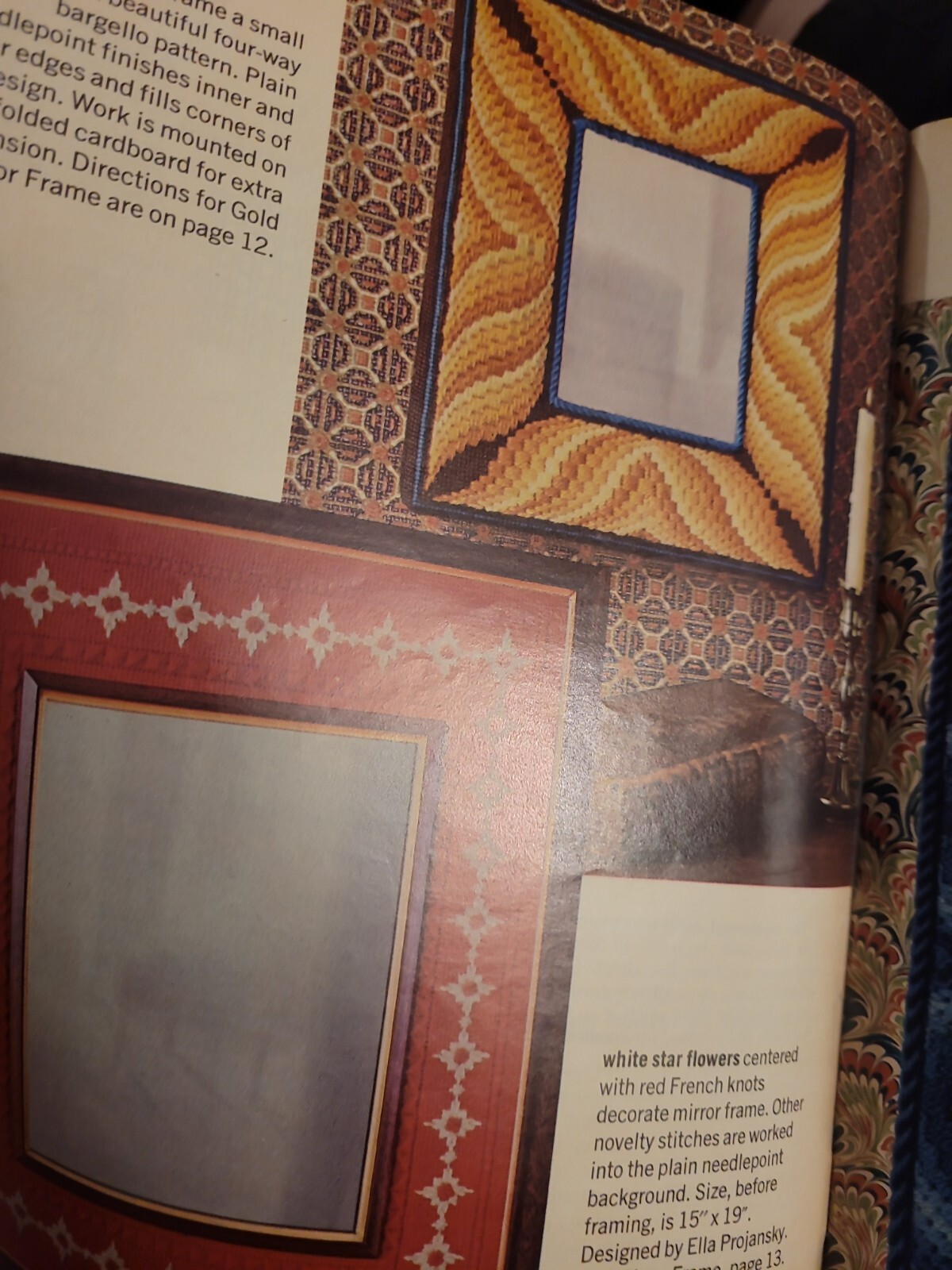 VINTAGE 1974 MCCALL'S NEEDWORK & CRAFTS NEEDLEPOINT VOLUME 3 B2