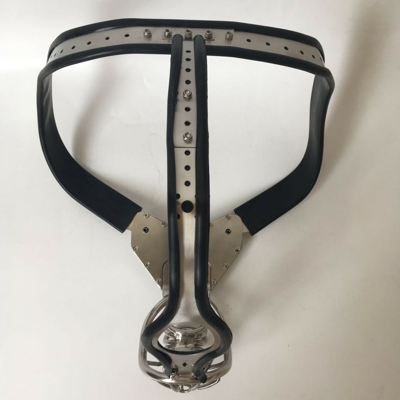 Stainless Steel Male Chastity Belt Cage Underwear Silicone Belt Pantys BDSM