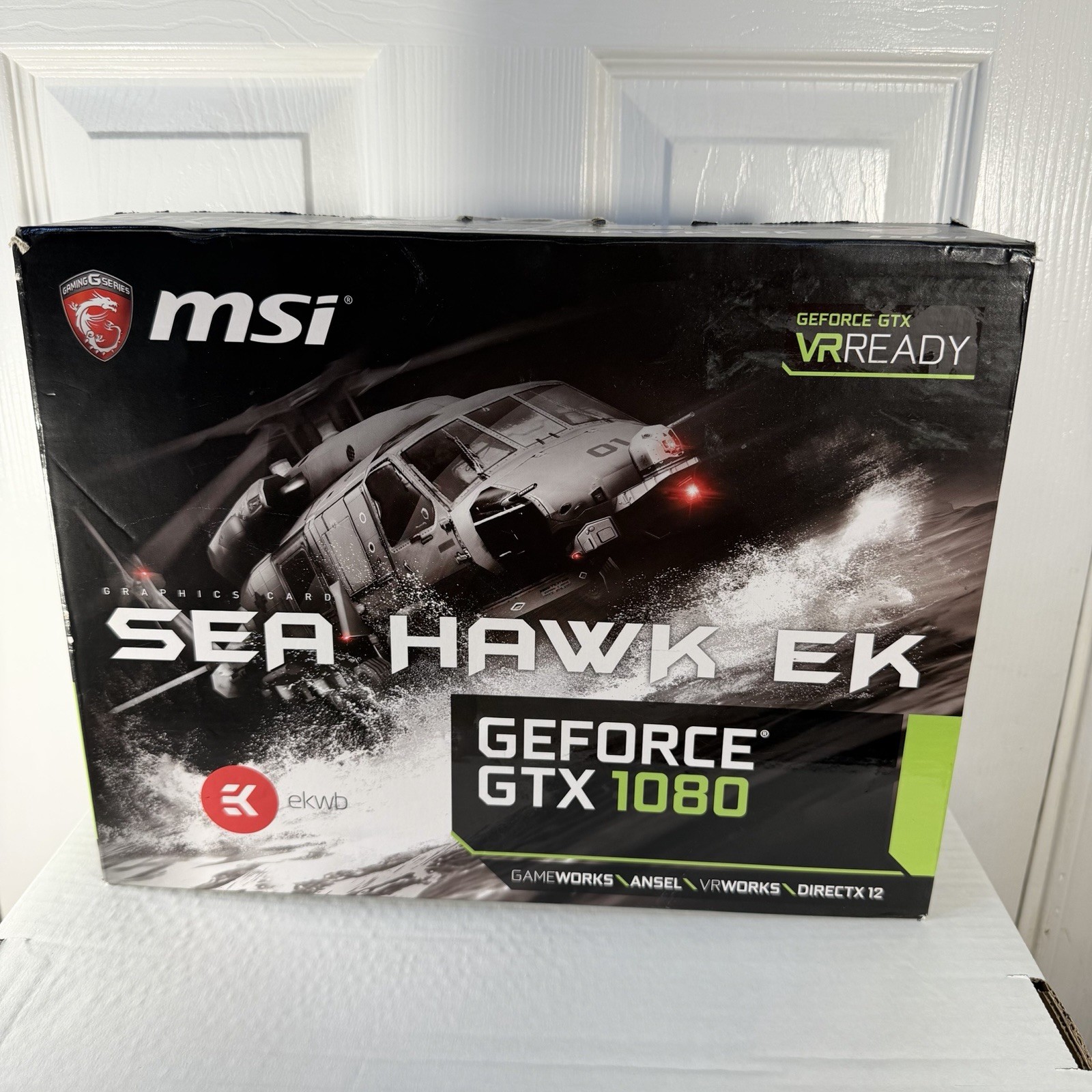 MSI GeForce Gtx 1080 8 GB Sea Hawk Ek x Water Block Refurbished Untested