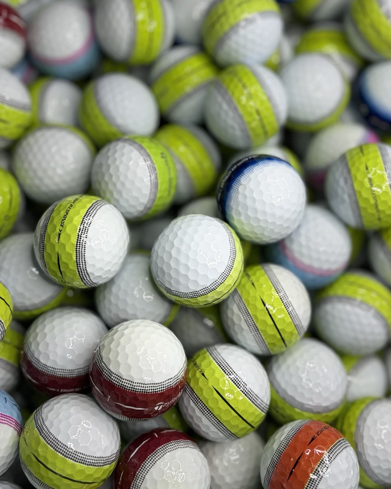 48 TaylorMade Tour Response Stripe 5AAAAA++ golf balls *Free Shipping*