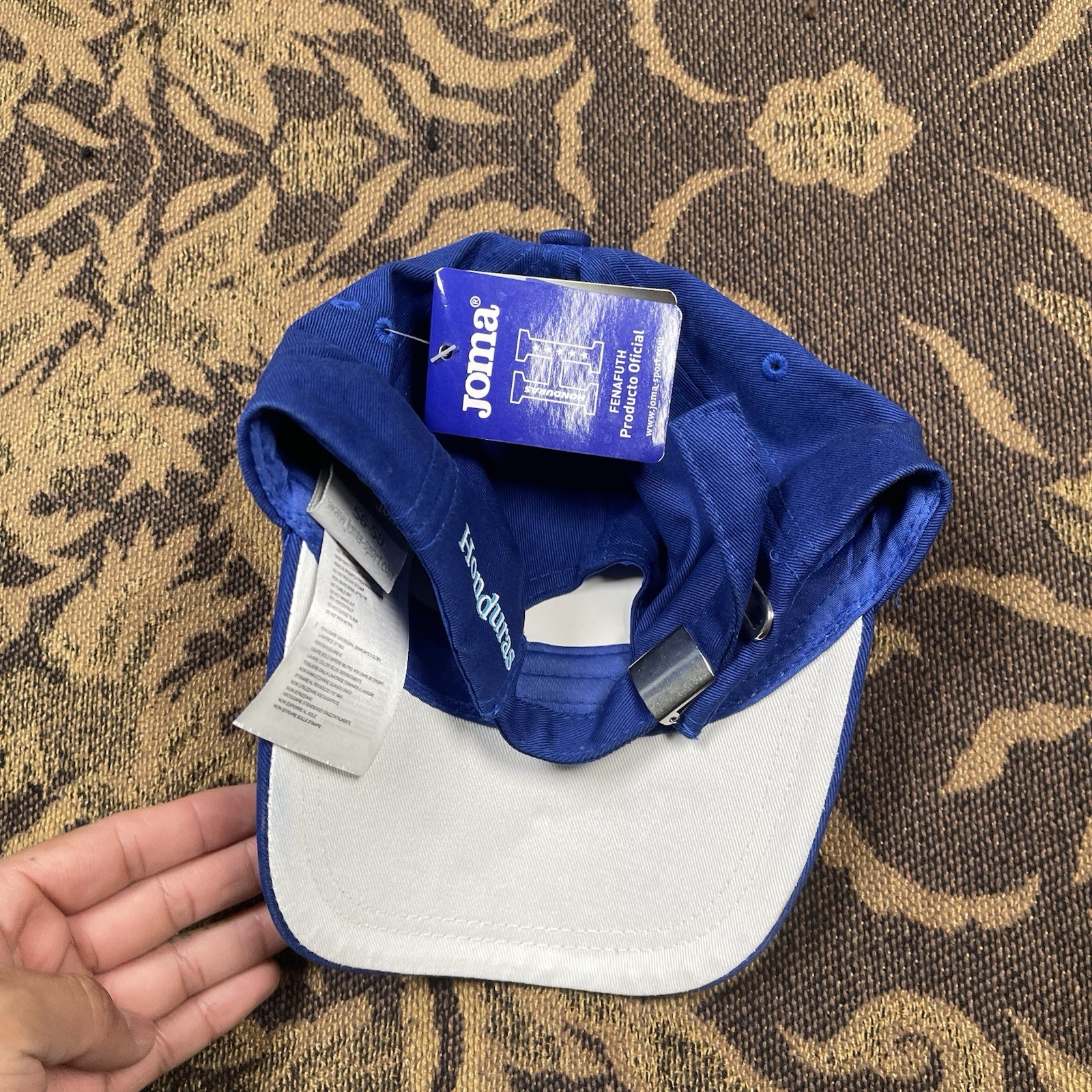 Joma Honduras Soccer Futbol Mens Baseball Cap Royal Blue New