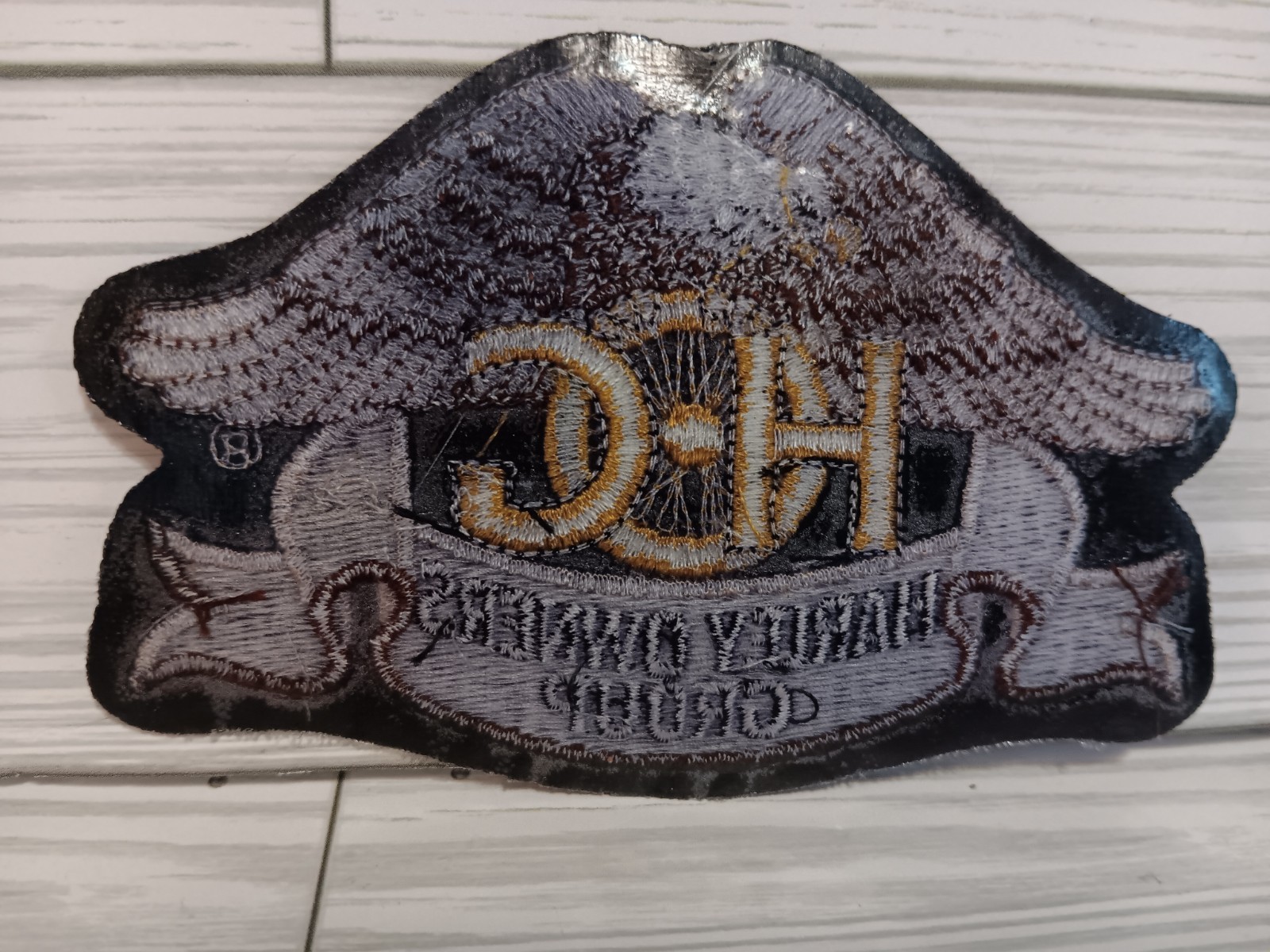 Harley-Davidson Eagle Gold Patch HOG Owners Group USA 4 3/4 “X 3”