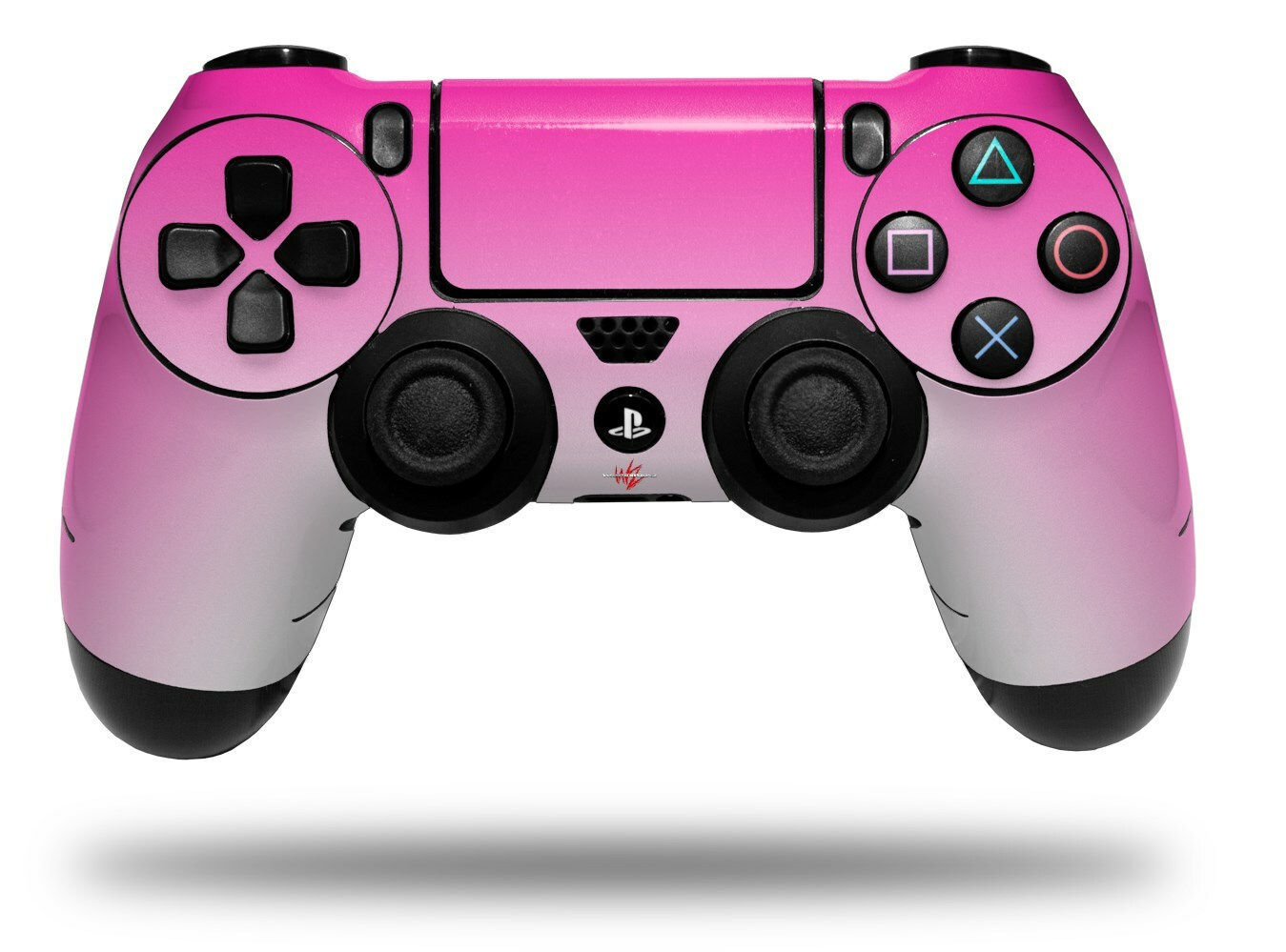 Skin for Sony PS4 Controller Smooth Fades White Hot Pink