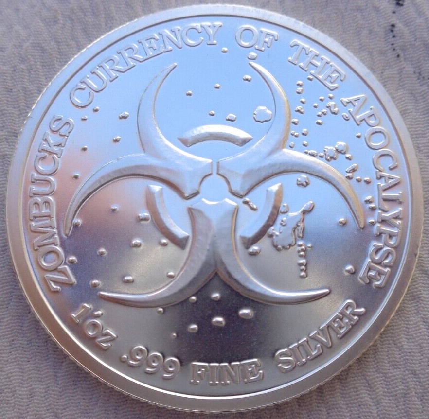 1 oz. 2026 KOOKABuried #2 Zombucks World Series rounds .999 fine silver