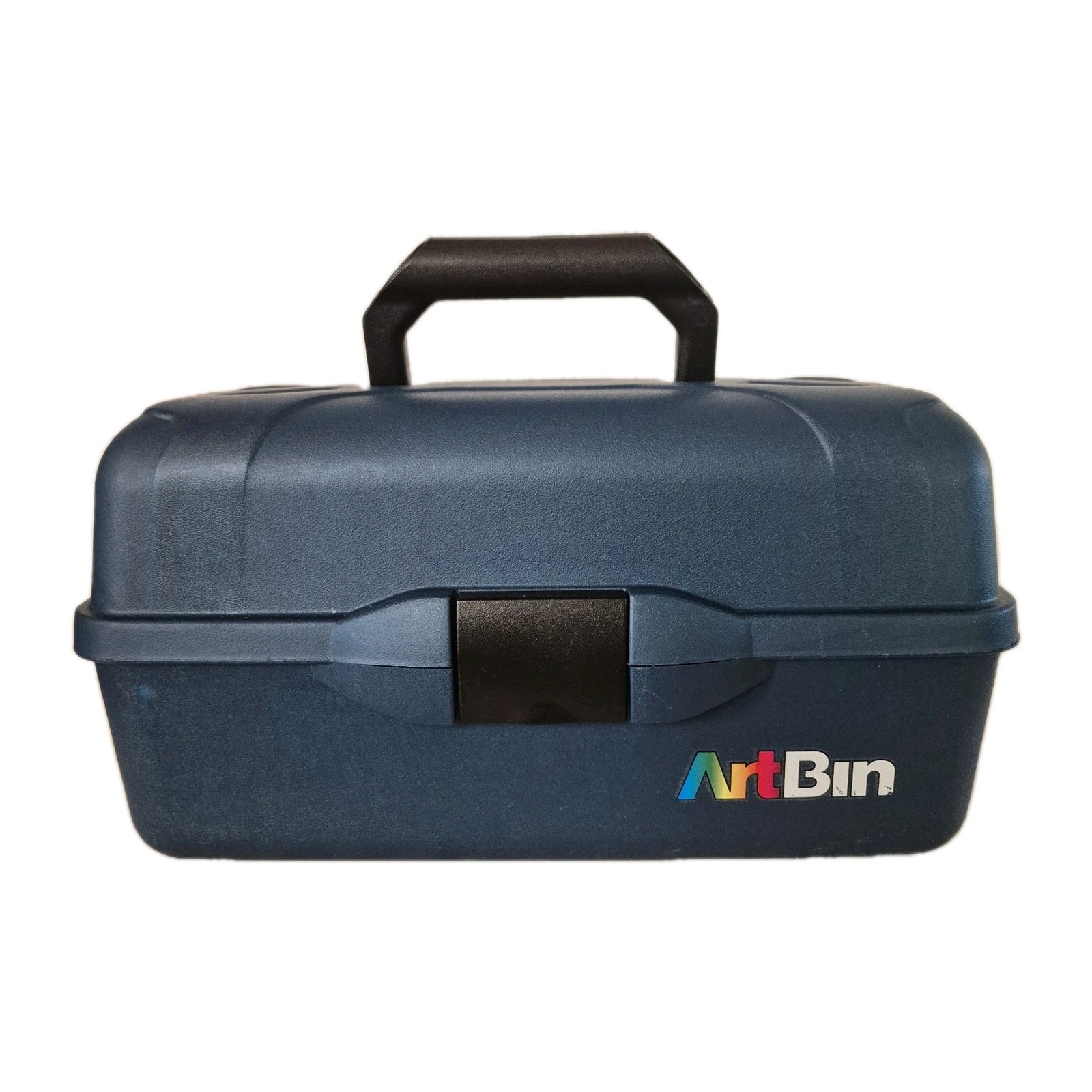 ArtBin Vtg 90s Large 3-Tier Tray Art Supply Storage Carrying Case Box BLUE - USA