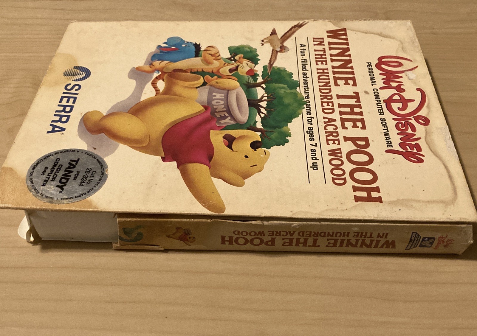 Vintage Tandy Games “Walt Disney Personal Computer Software.”