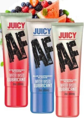 Juicy AF Fruit-Flavored Edible Lube Lickable Oral Sex Lubricant Blow Jobs USA