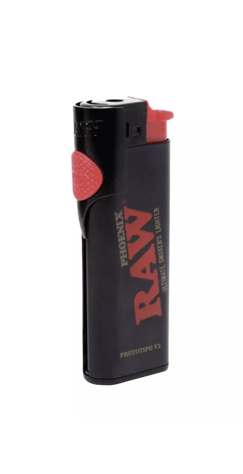 Zig Zag Ultra Thin KING Size Pre-Rolled Cone +Raw Torch Phoenix Extendo Lighter