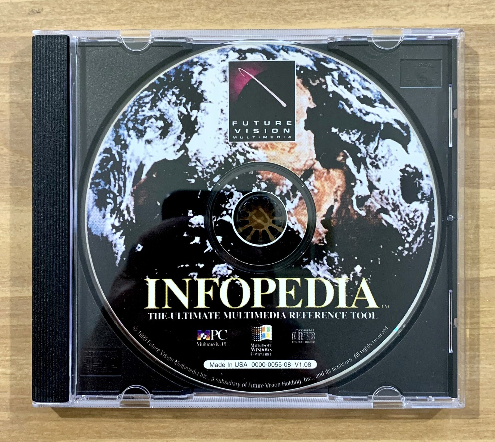CD-ROM ~ Infopedia ~ E ~ Future Vision ~ 1995 ~ !L🔵🔵K!