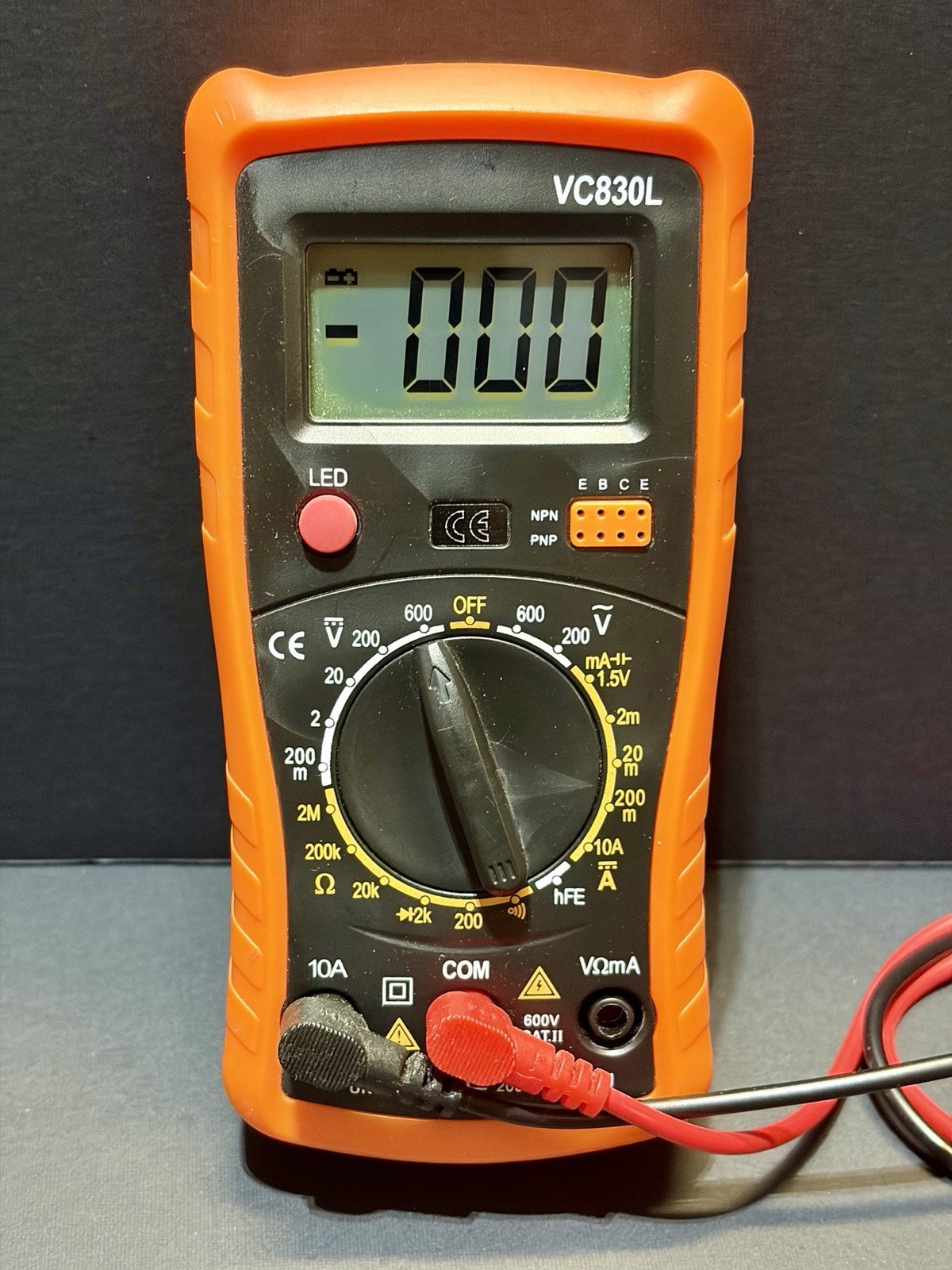Techtest Digital MultimeterElectronics, Battery Tester VC830L