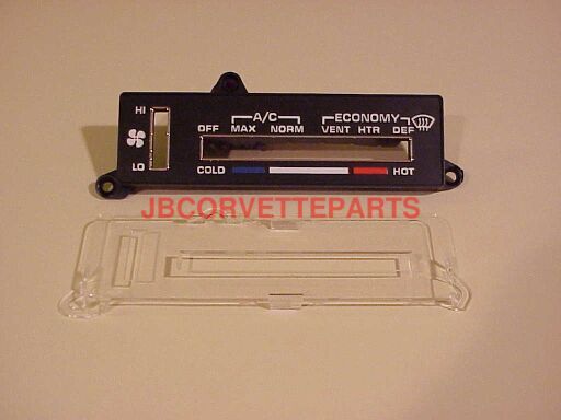 77 78 79 80 81 82 Corvette Heater/AC Lens and Faceplate NEW