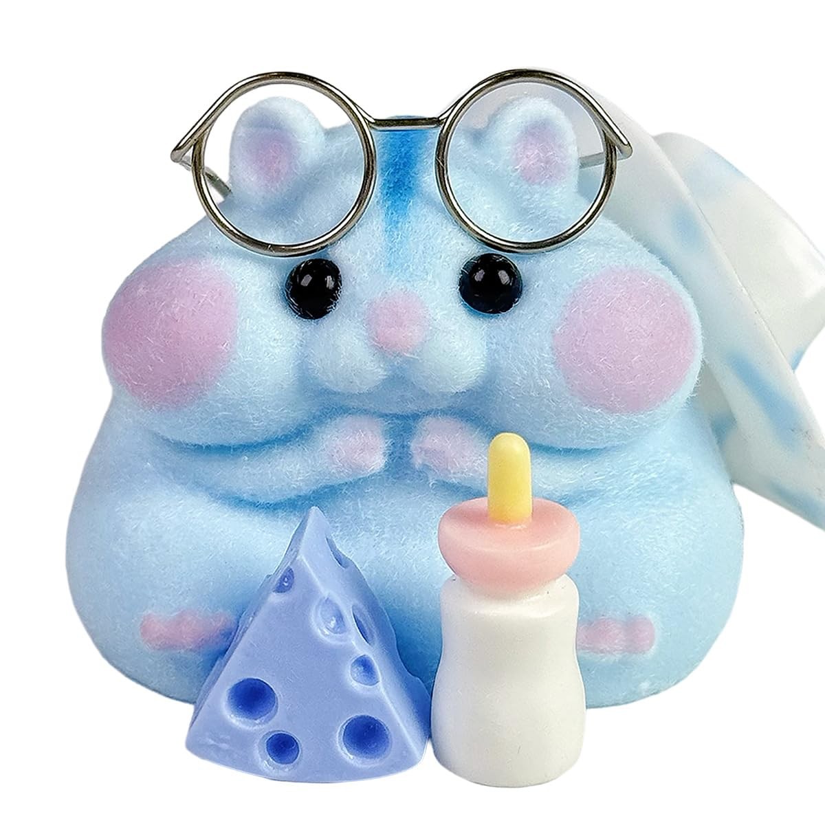 Handmade Taba Squishy Hamster Toy, Cute Squishy Hamster Fidget Toy, Realistic Ha