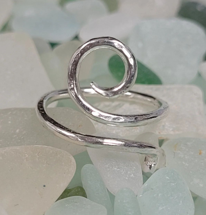 New Year Gift For Her Attractive Toe Ring Solid Metal White Gold Plated Silver