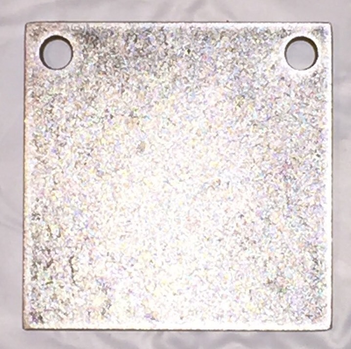 AR500 Steel Target Square Gong 1/2" X 6"