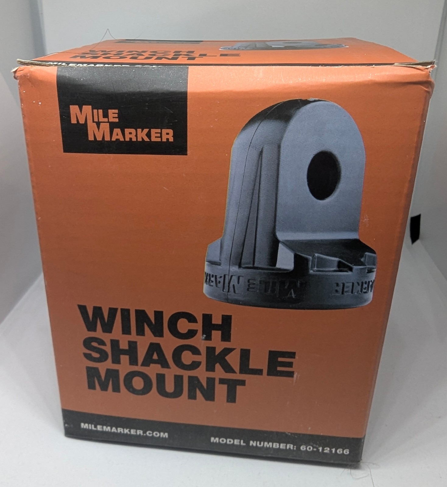 Mile Marker 60-12166 Winch Shackle Mount For 5/16 and 3/8 Inch Rope or Cable