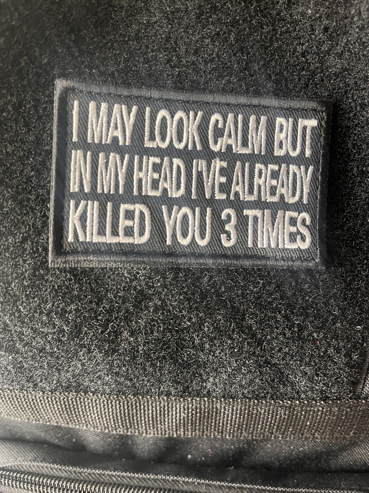 I Don’t Like You Morale Patch Hook And Loop Embroidered Funny Tactical Patch