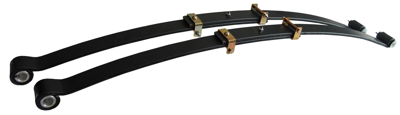 Calvert Racing 420-37 Racing Spring Split Mono-Leaf Rear Black Fits Dodge Plymou