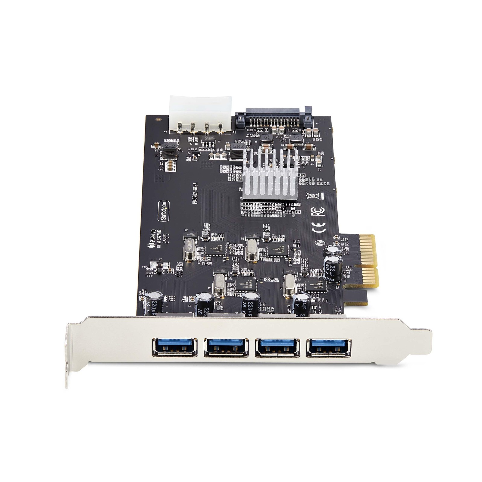 StarTech 4-Port USB PCIe Card. 4x USB-A Ports, Windows/macOS/Linux