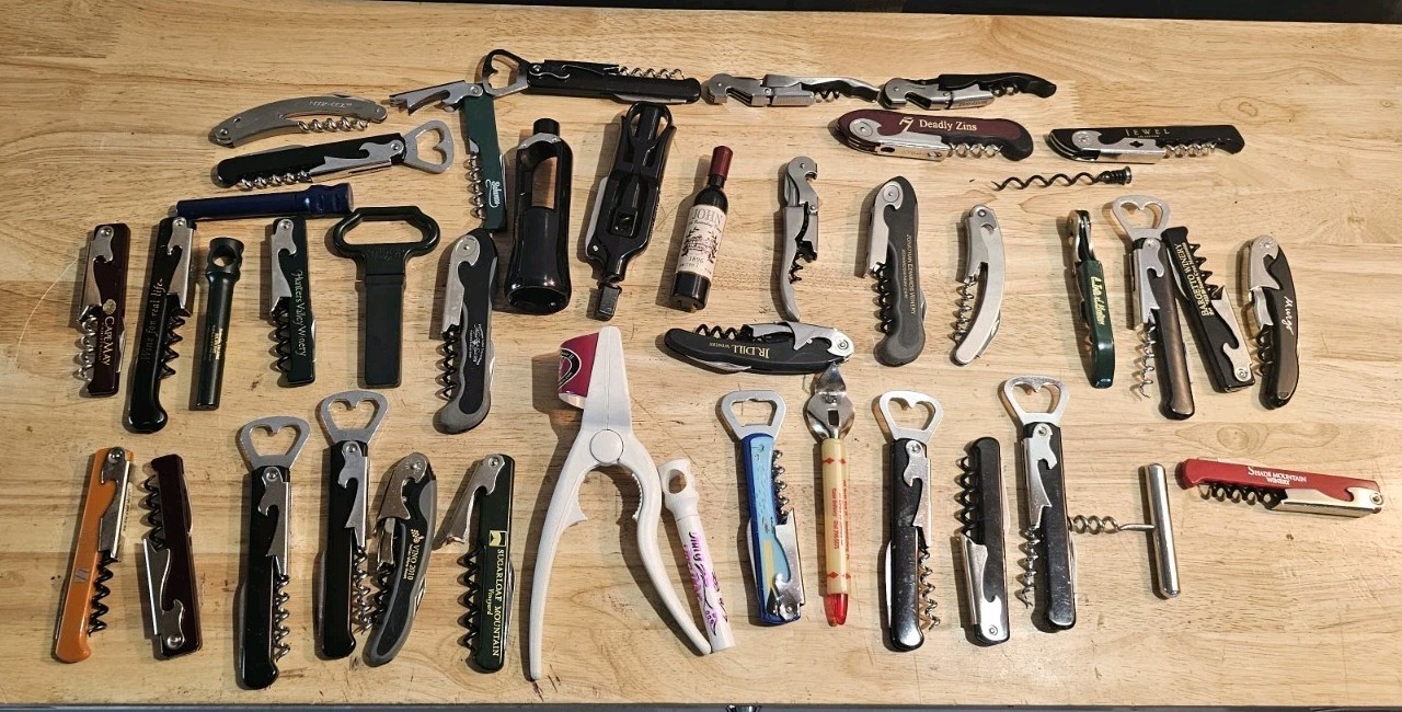 Vintage Promotional Corkscrew & Bottle Opener Lot  Winery Brewery Bar