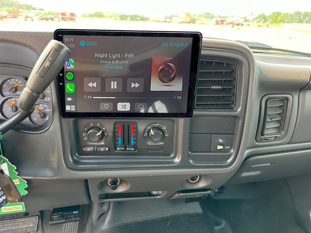 For 2003-2006 Chevy Silverado 1500 2500 Apple CarPlay 10.1" Android 15 4+64G