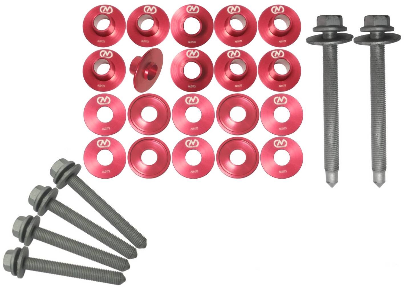 VW AUDI SEAT SKODA 2L TFSI Sport Dead Set Front & Rear Subframe Collar Kit AL173