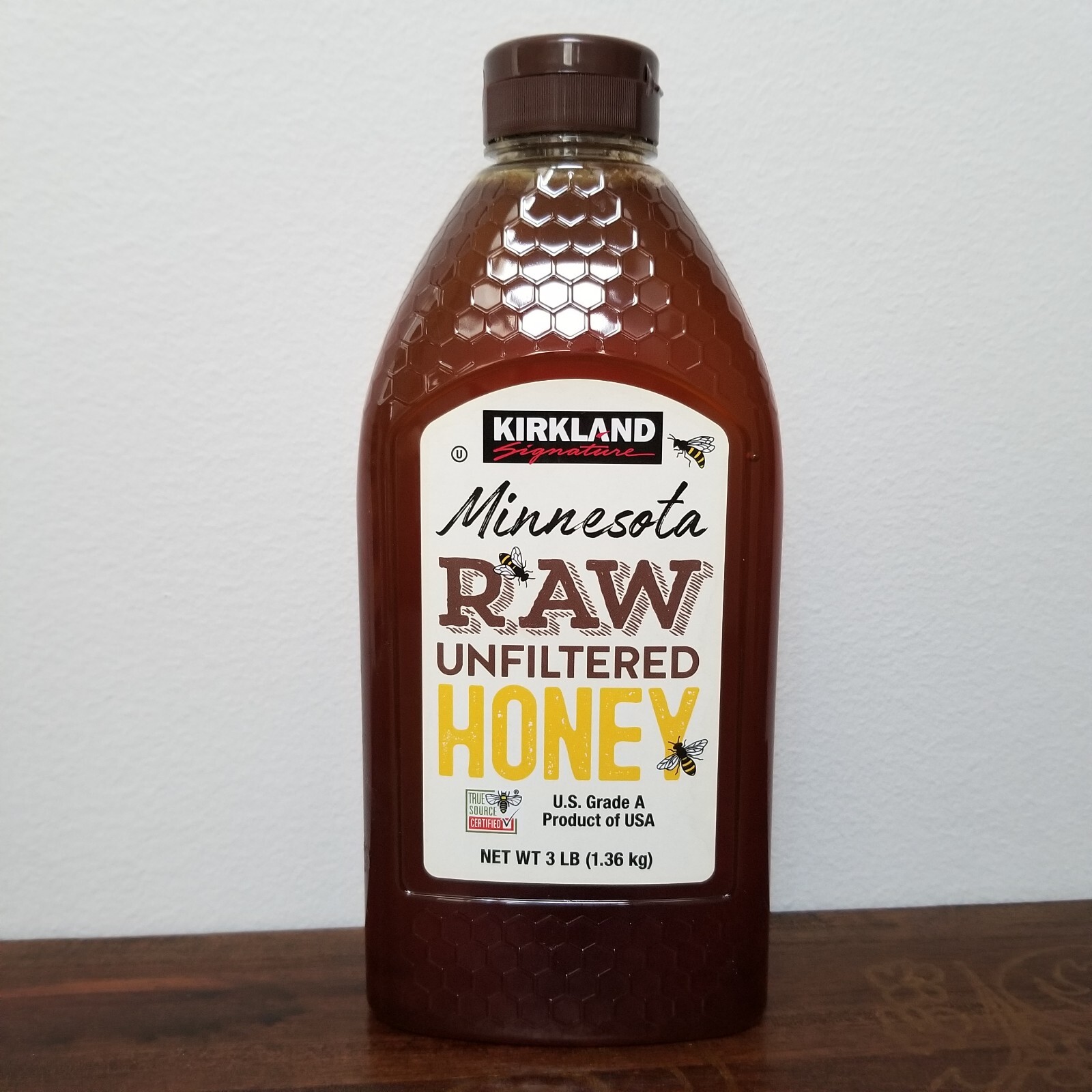 2 Packs Kirkland Signature Minnesota Raw Unfiltered Honey 48 oz Each Total 6 lbs
