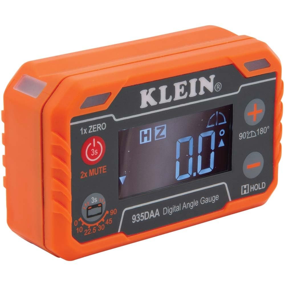 Digital Level and Angle Gauge Measure Set Angles LED Alert 0 180 Deg