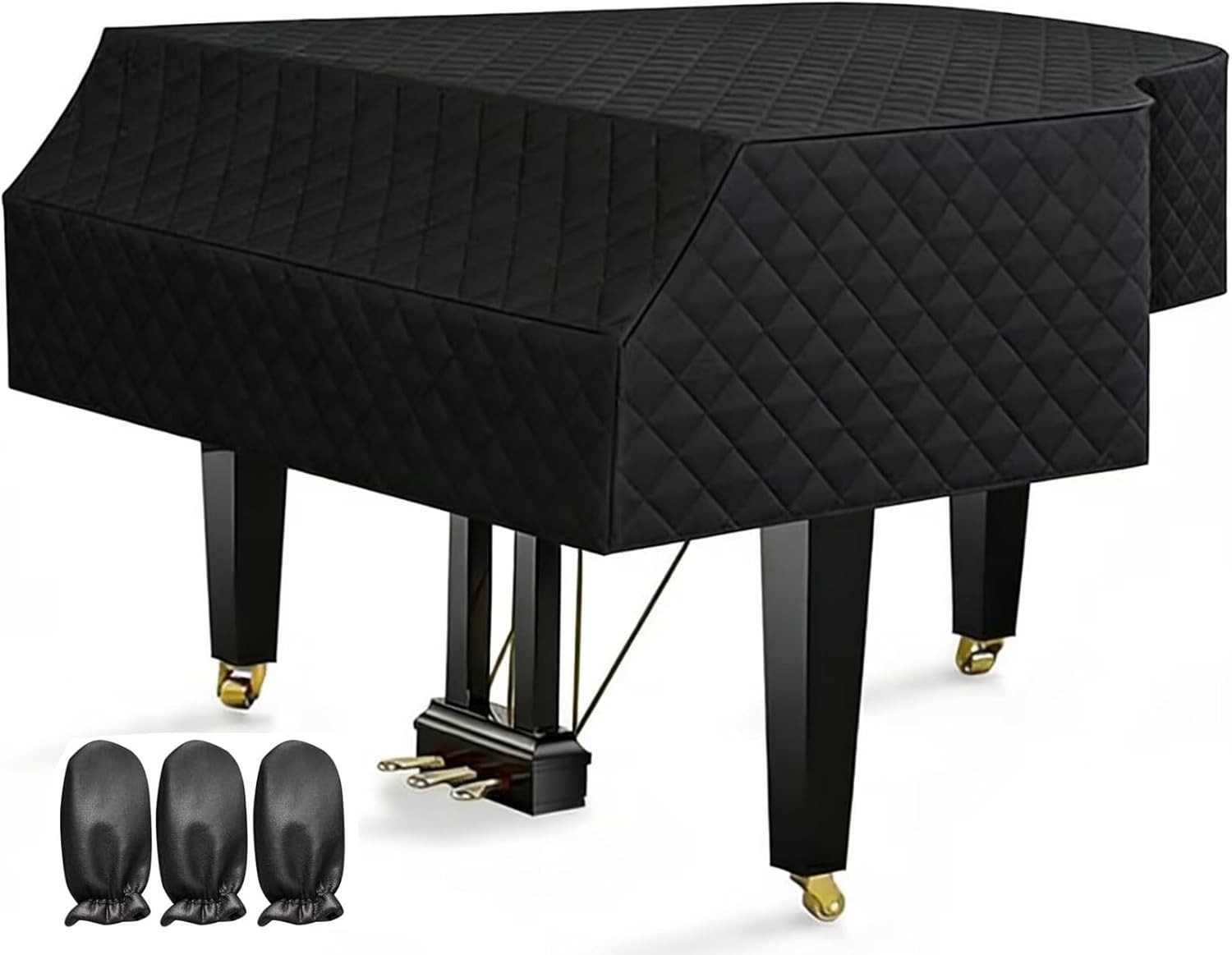 Grand Piano Cover Water Moisture Dust Proof Grand Piano Protective Cover 78.7"