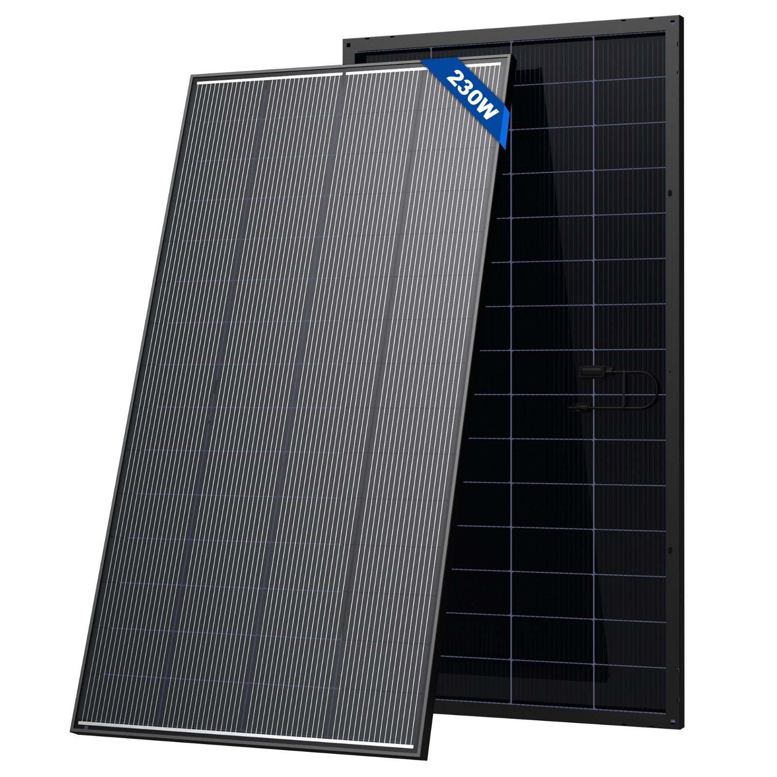 ACOPOWER 230W 12V Bifacial Solar Panel 16BB N-Type 25.4% High Efficiency