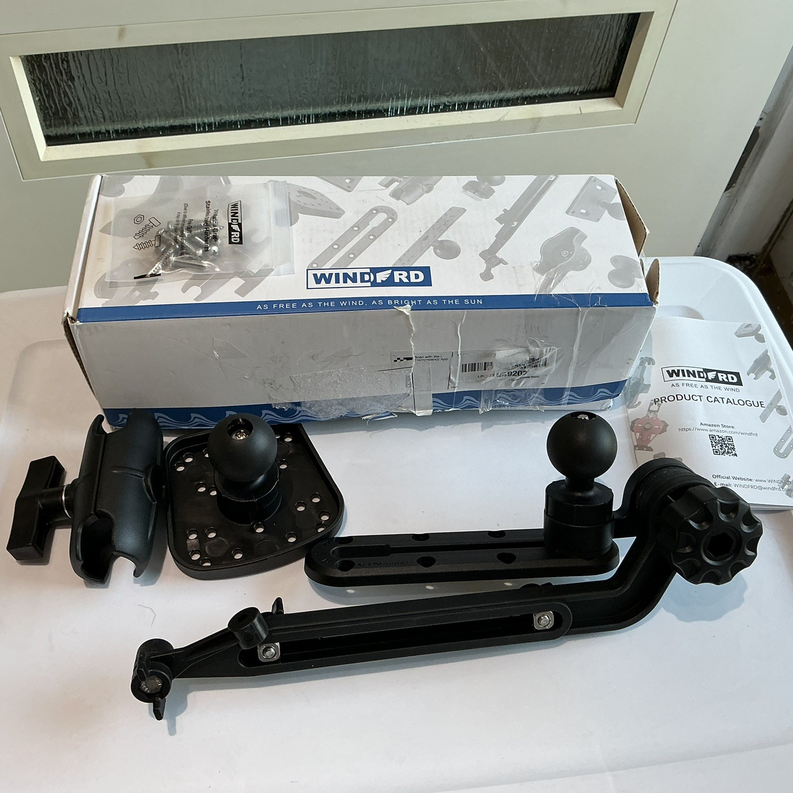 Windfrd Fish Finder Mount Open Box New Marine Electronics Bracket Holder