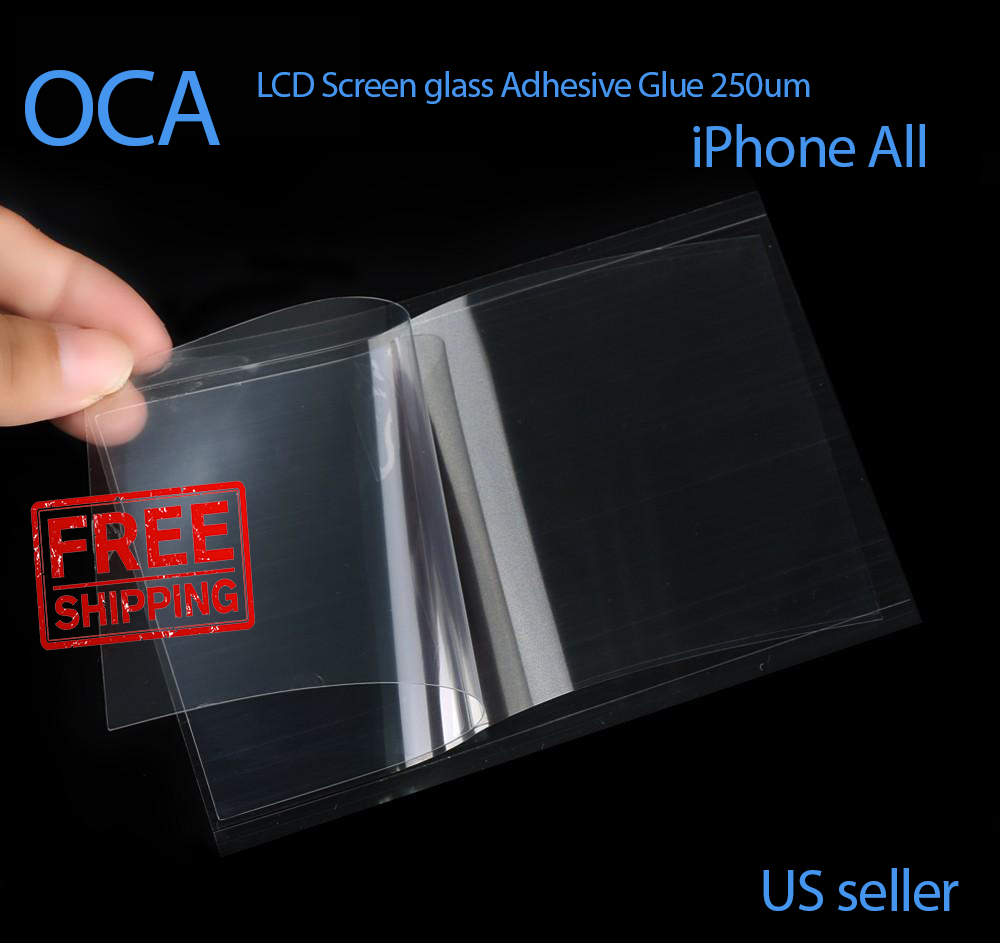 OCA Optical Clear Adhesive Glue Film Sheets 250um For iPhone US Seller