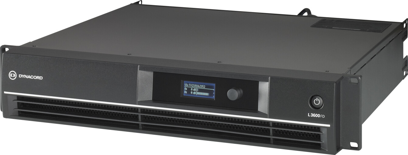Dynacord L3600FD-US DSP Power Amplifier 2 x 1800W