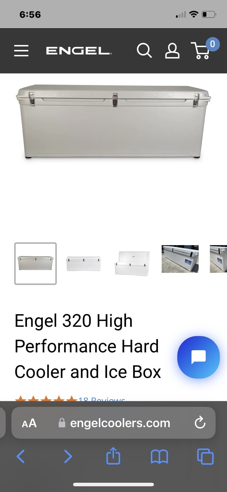 Engle 320 Hard High Performance Cooler.