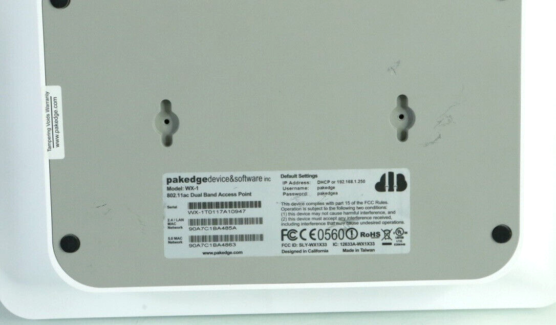 Pakedge WX-1 Wireless Access Point 802.11ac n109