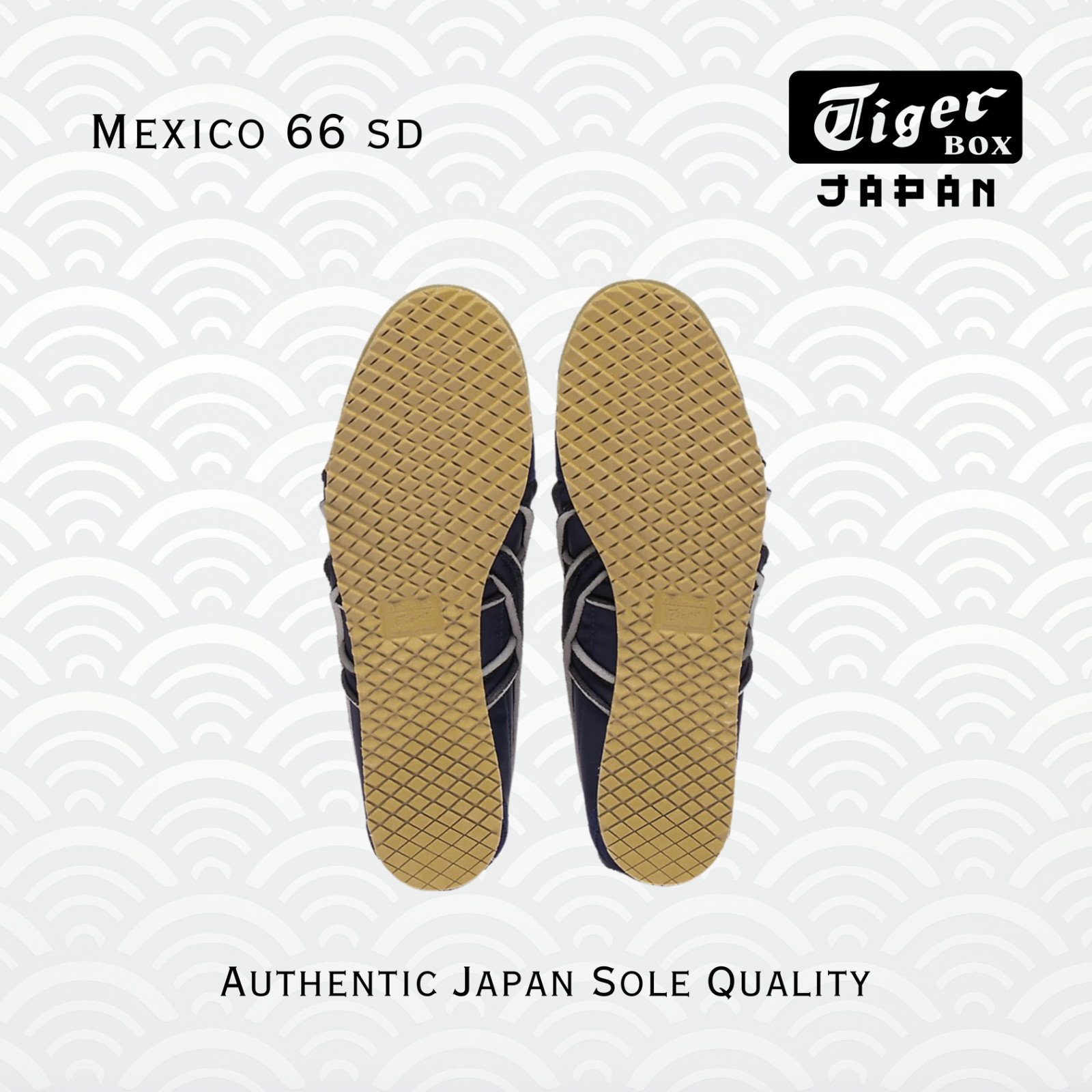 AUTHENTIC ONITSUKA TIGER MEXICO 66 SD PEACOAT/PEACOAT + FREE GIFT KIT!