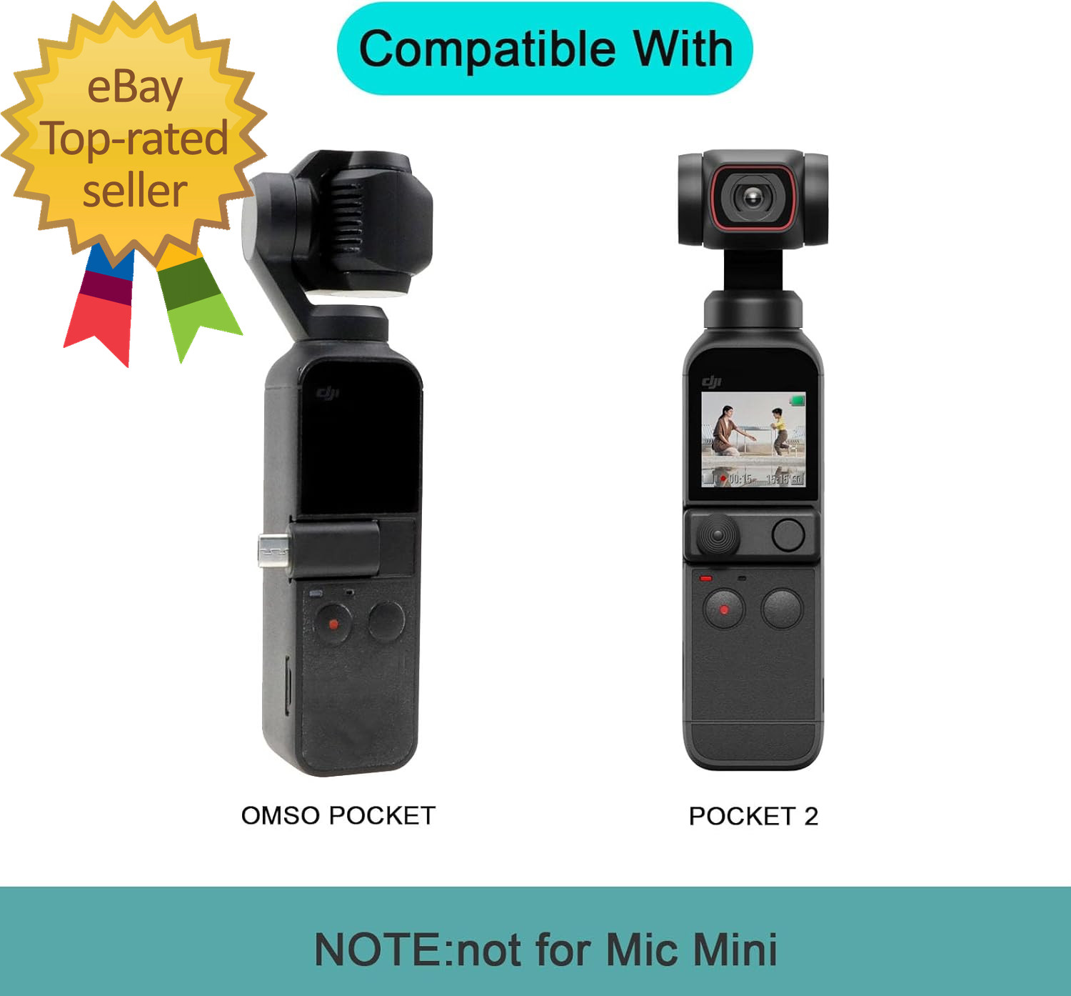 USB-C Smartphone Adapter for DJI Pocket 2/Osmo Pocket Camera Android Cellphone