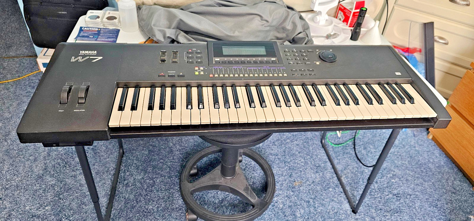 Yamaha W7 Vintage Sequencer & Performance Keyboard (Local Pickup only Bronx, NY)