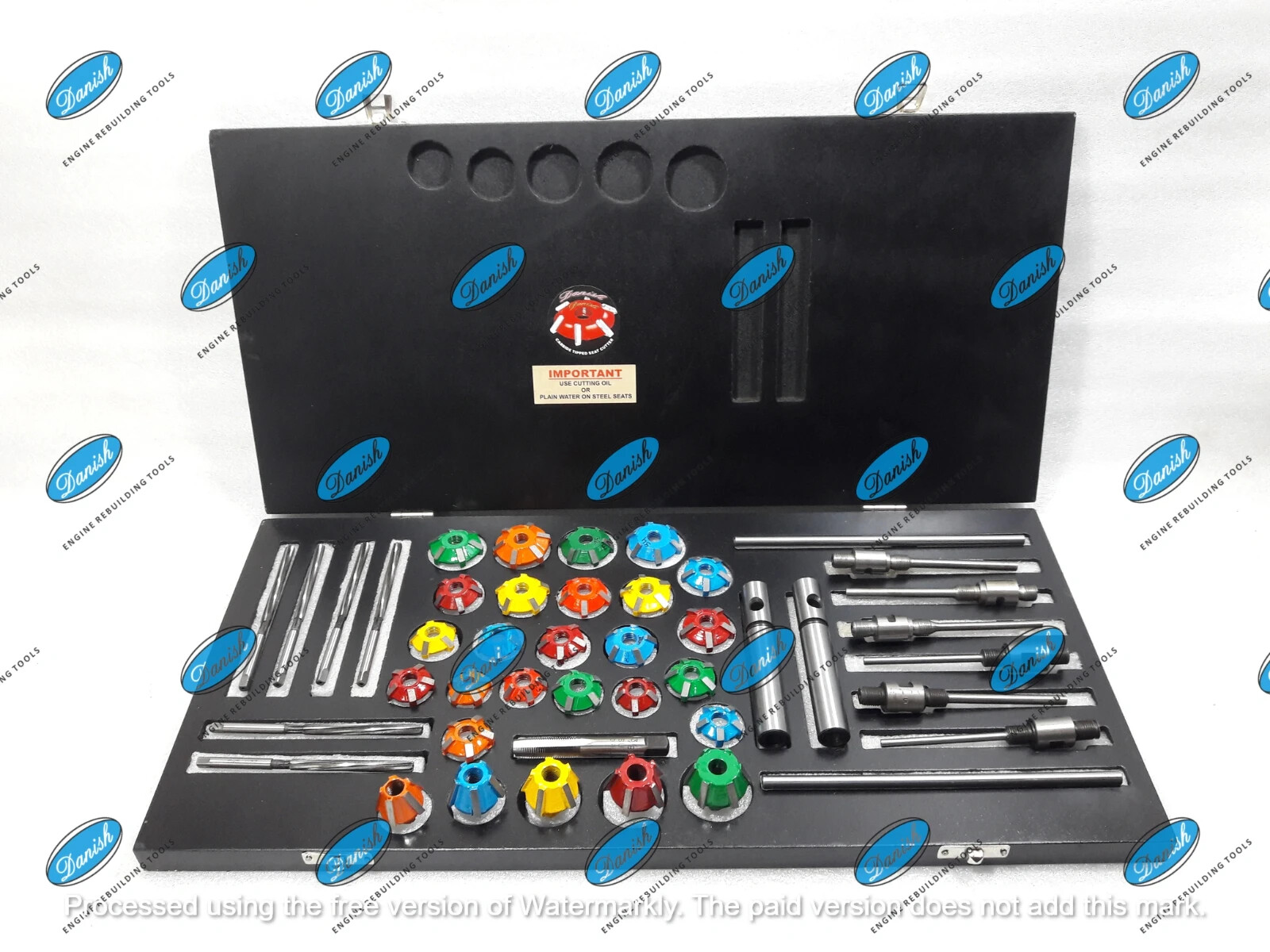 Valve Job Seat Cutter Set Carbide Tipped Motorcycles,Cars, 3 angle Cut Air Flow