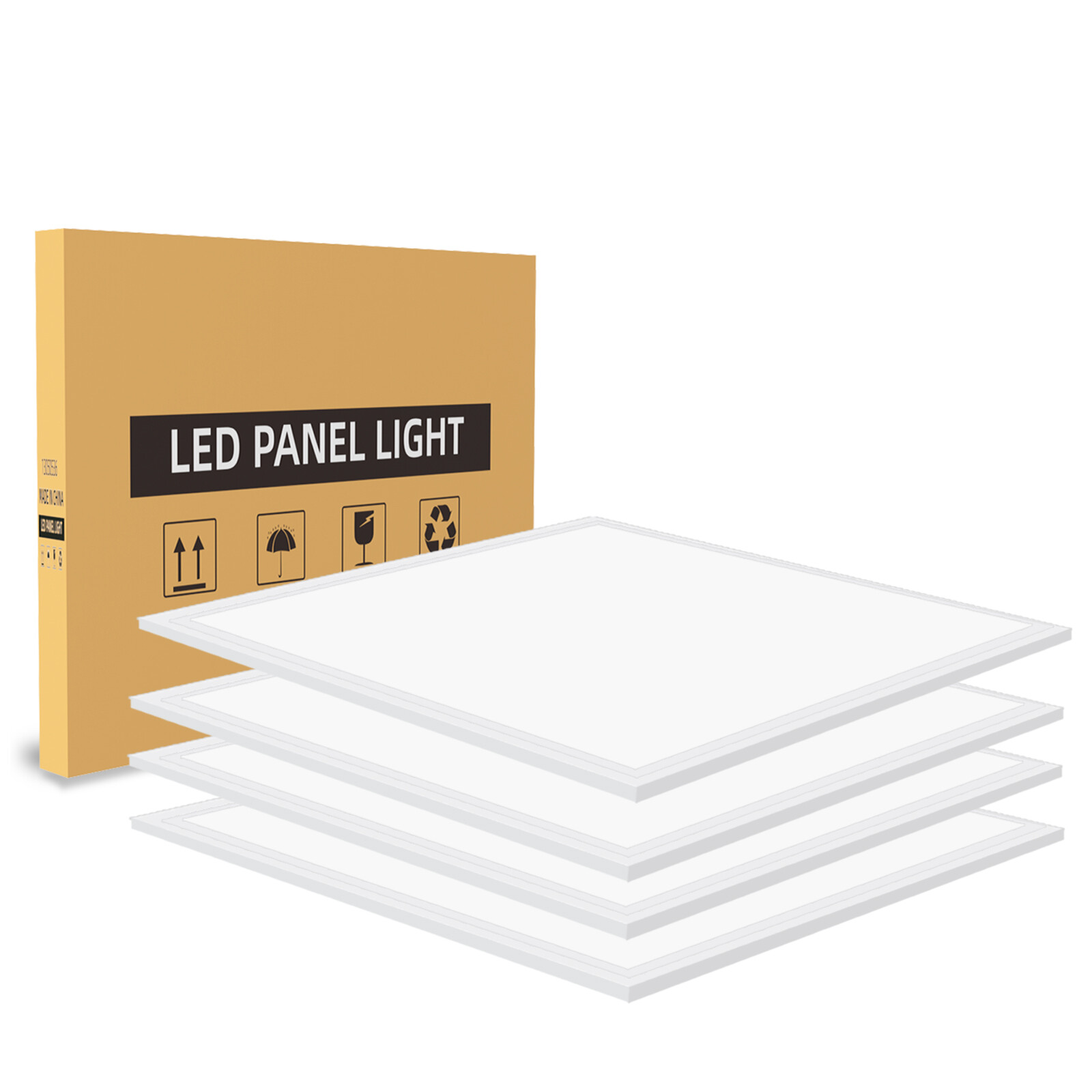 LED 2 x 2 ft. Flat Panel Ceiling Lights - 45 Watts 5000K - 100-277V - Dimmable