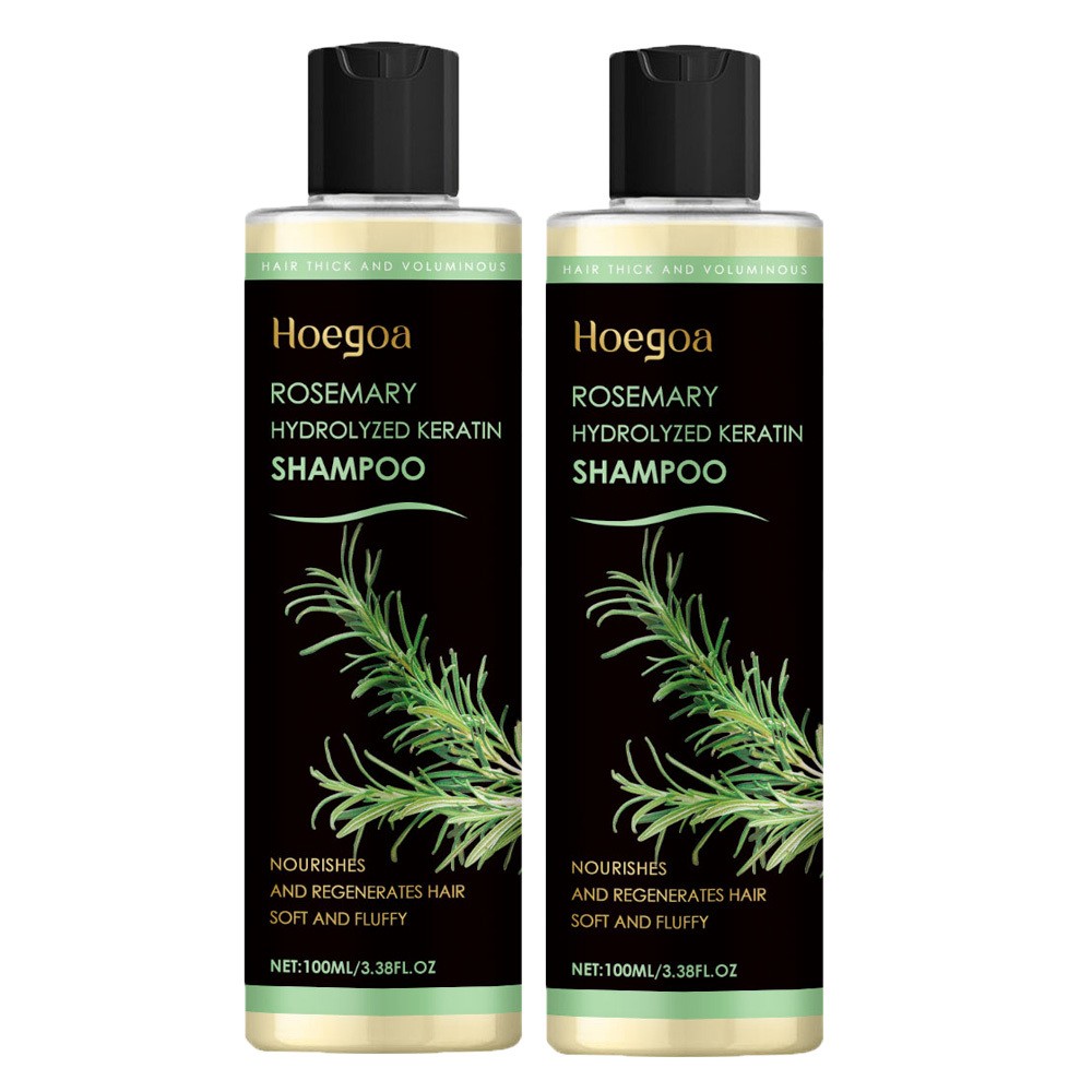 2 Pack Organic Rosemary Hair Growth Shampoo for Women and Men-Natural Thickening
