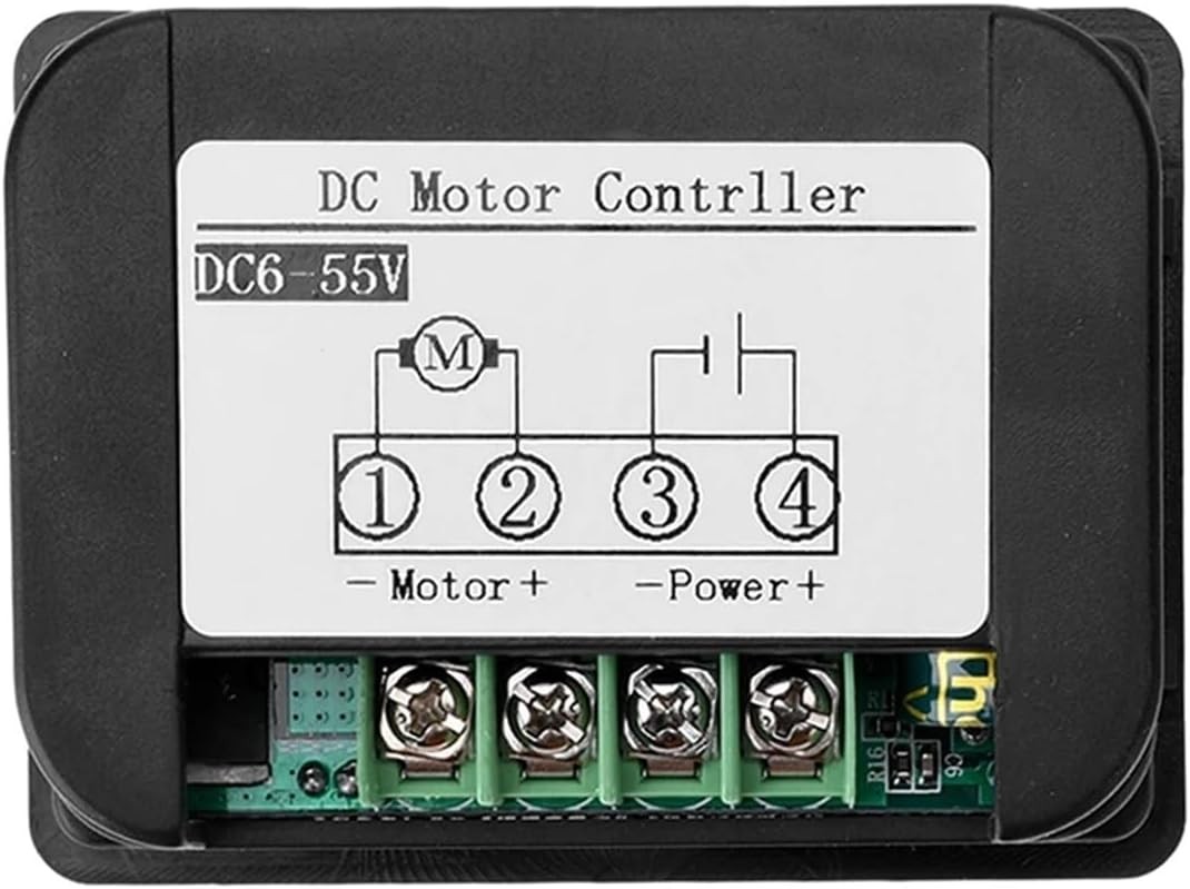 Intelligent DC Brush Motor Speed Controller Forward and Reverse DC6-55V 15A PWM