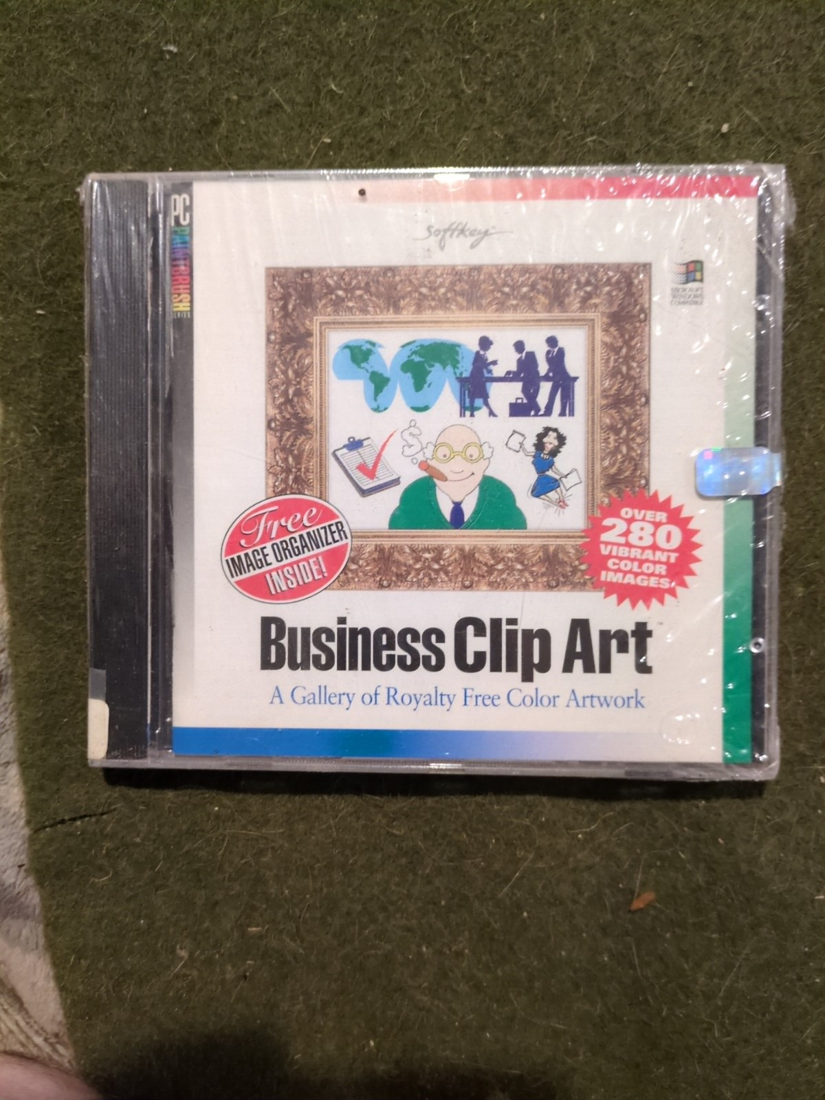 SOFTKEY Business Clip Art Platinum CD-ROM 1994 Microsoft ~ Software Sealed