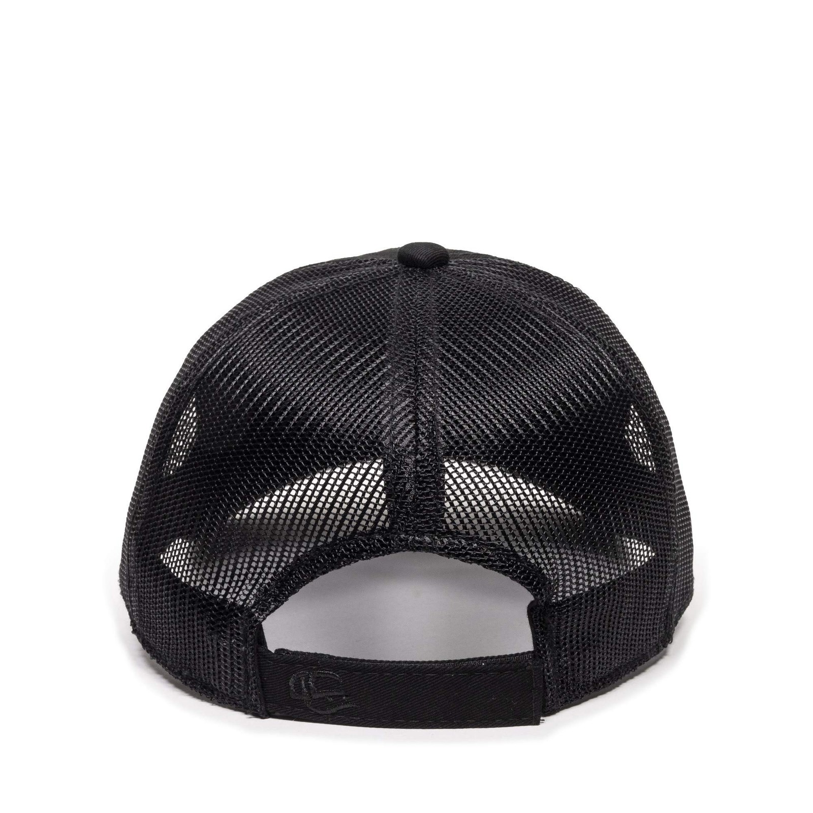 Outdoor Cap Garment Washed Meshback Cap One Size Black
