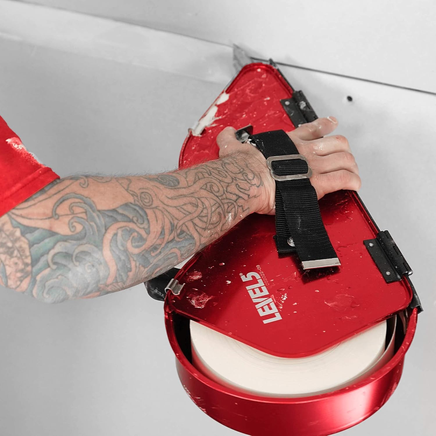 Semi-Automatic Drywall Banjo Taping Tool - Lightweight & Ergonomic Design