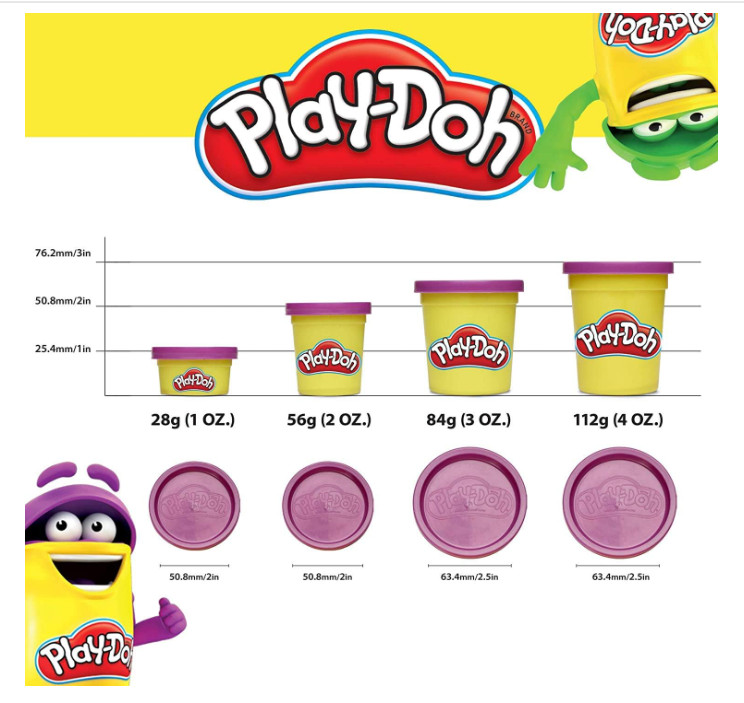 Play-Doh Modeling Compound 10-Pack Case of Colors, Non-Toxic, Assorted Color
